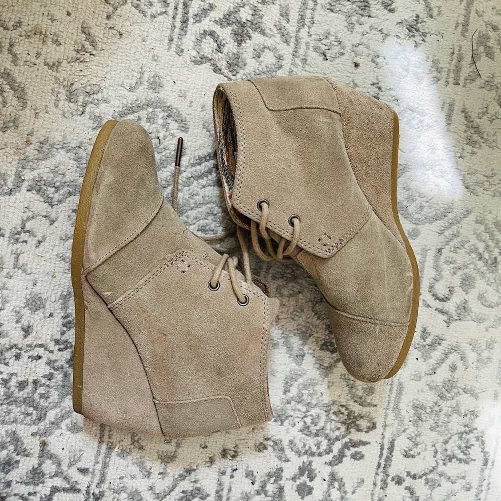 TOMS heeled booties